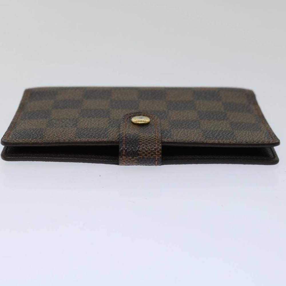 LOUIS VUITTON Damier Ebene Agenda PM Day Planner Cover R20700 LV Auth am5828 - Picture 3 of 16